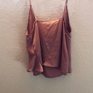 ABOUND Ruffle front cami